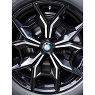 Suitable for BMW X3/X1/X2/X5 Wheel Sticker Modified Accessories Decoration Black Samurai Blackened C