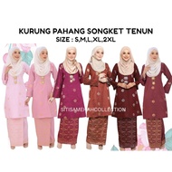 [ SIZE S-2XL ] KURUNG PAHANG AISYA SONGKET TENUN | KURUNG PAHANG PESAK SONGKET | KURUNG SONGKET PLUS