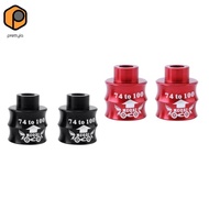 prettyia 1 Pair Bicycle Hub Conversion Seat 74mm to 100mm Extension Axle Hub Adapter - Lightweight &