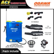 [ 100% Original ] (TWIN PUMP) OGAWA Twin Pump SDB20 Battery Sprayer 20L Battery Knapsack Sprayer Pum