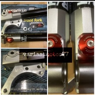 BOTTOM SHOCK DEPAN RT STAGE 6 PLUS BREKET 2 PISTON YAMAHA MIO SOUL GT