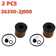 1/2/4Pcs 3 6 Oil Filter Kit For 2021-2023 Hyundai Elantra Kona Sonata Kia Sportage 26350-2J000