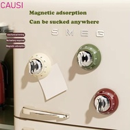 CAUSI Digital Timer, Small Mechanical Clockwork Kitchen Timer,  Magnetic Mechanical Cooking Timer Co