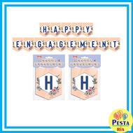  (1 Set) Happy Engagement Pentagon Banner, Engagement banner, decoration