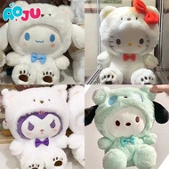 AOJU Sanrio Plushies Cute Colorful Hello Kitty Cinnamonroll Kuromi Pochacco Stuffed Plush Doll Cos B