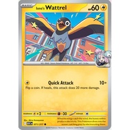 Pokemon card EN Ionos Wattrel-Energy reverse holo