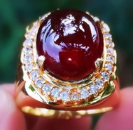 Batu Akik Asli Original Ruby Pigeon Blood Crystal High Quality
