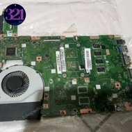 mesin mainboard copotan laptop Asus x455l core i5 - 5200 double vga