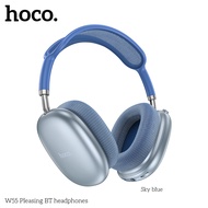 hoco W55 หูฟังครอบหูฐานตาข่ายผ้ามาใหม่ แบตอึดขึ้น Pleasing BT Headphones