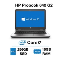 HP ProBook 640 G2 laptop | Intel Core i7-6600U |16GB DDR4 Memory | 256GB M.2 SSD | DP, VGA, USB 3 .0
