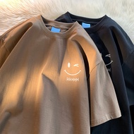 [COD Short-Sleeved Interesting American Couples Basic Women Men's Super Fashionable T-Shirt] Cotton 