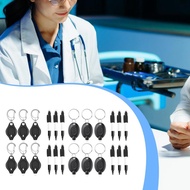 [tenlzsp0bc] 12Pcs Mini LED Keychain flashlights & Permanent Markers Multi Functional Battery Powere