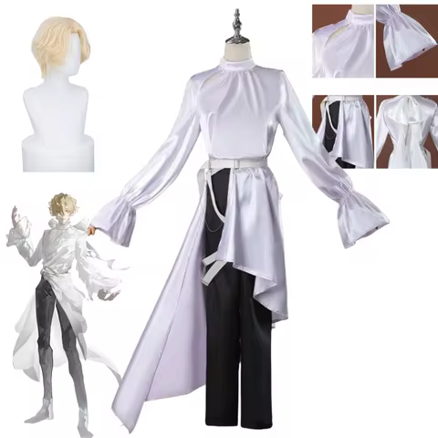 Luka Cosplay Costume Anime Alien Stage Luka Cosplay Costume light yellow short hair Synthetic Wig