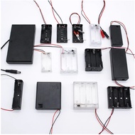 AA Battery Holder Case 1/2/4/6/8 Slot 1.5V Battery Box with Wire / Switch DIY Arduino Power Supply B