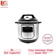 SHARP 8L Pressure Cooker - KQ809ST