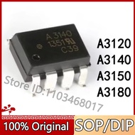 5pcs A3120 A3140 A3150 A3180 HCPL-3140 HCPL-3150 HCPL-3180 HCPL3120 HCPL-3120 A3120V SOP-8 DIP-8 Pho