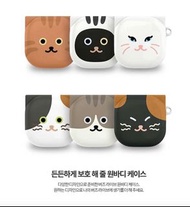 🇰🇷韓國製造+直送🇰🇷 可愛 貓咪 大頭 系列 Samsung Galaxy Buds Live 保護套 硬殻