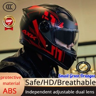 AXK helmet, double mirror design, anti-glare, suitable for head circumference 53-63cm full face helmet index men's helmet cool helmet, male, female, full face helmet, full bi helmet half helmet