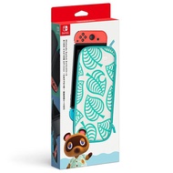 【NS周邊】Nintendo Switch 集合啦！動物森友會版 〜Nook夏威夷花紋〜 款配件包(保護包+液晶保護貼)