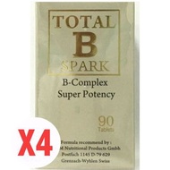 💑【SPARK斯巴克】Total B 綜合B群錠💑 ❤️作為日常營養之補充❤️（4盒一組）