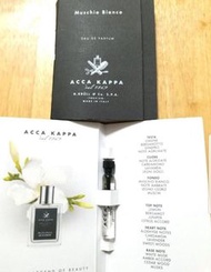 🔥Acca Kappa White Moss (Muschio Bianco) EDP 白麝香中性香水 2ml
