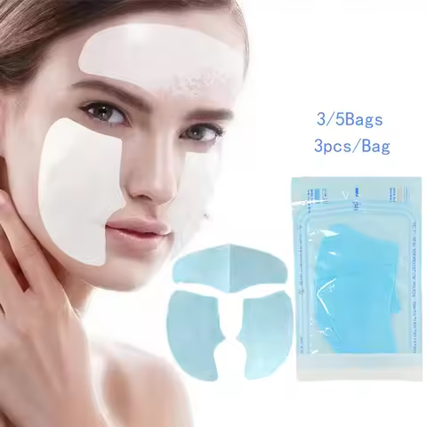 9/15pcs Soluble Collagen Face Mask Hydrolyzed Film Anti Aging Moisturizing Mask Fade Fine Lines Firm