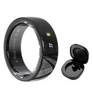 R05 แหวนอัจฉริยะพร้อมเคสชาร์จฟังก์ชั่น NFC Touch Gesture Control Heart Rate Sleep Monitor โหมดกีฬาหล