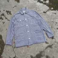 Spao graphic white chore jacket