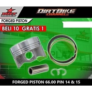 PISTON FORGED BRT 66.00 66 mm PIN 14 & 15