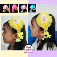 Colorful Unicorn Blossom Flower Crown Headband for Kids