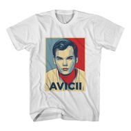 Baju-T Kaos Rave RIP Avicii T-Shirt DJ EDM Clubbing Muzik Disk Jockey Streetwear
