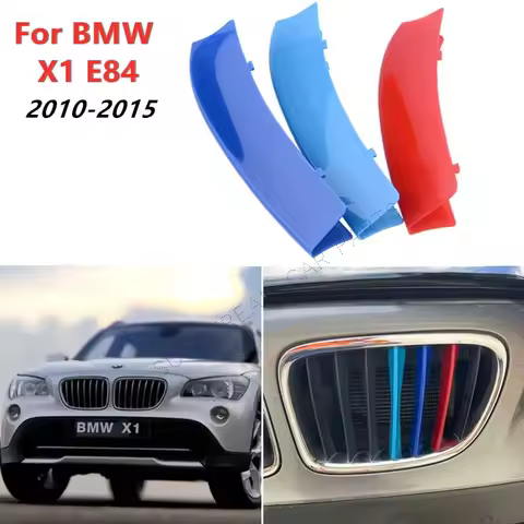 3D Car Front Grill Cover for BMW X1 E84 2010 2011 2012 2013 2014 2015 Accessory