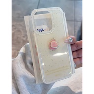Olio Korean Style ins Splash Ink Three-Dimensional Guava Rotating Fruit Suitable for Apple 17promax 