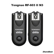 ▼▨✒ Yongnuo RF-603 II N3 RF603 II RF 603 II Flash Trigger 2 Transceivers for Nikon D600 D610 D90 D5000 D5100 D3100 D3200 D7000