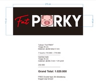 Custom Logo Fat Porky - Akrilik 2 mm