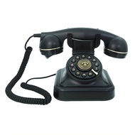 Corded Landline Phone for Home Black Retro TelephoneVintage Old Fashion Telephone Set Desktop Antiqu