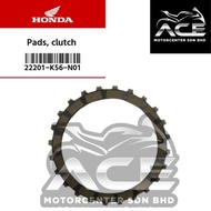 DISK, CLUTCH FRICTION (22201-K56-N01)100% ORI HONDA GENUINE PART -RS150R /RSX