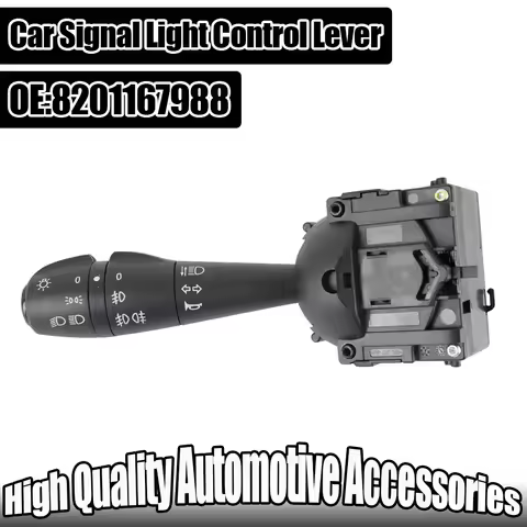 8201167988 Car Turn Signal Lever Headlight Switch Turn Signal Light Controller For Renault Dacia Log
