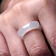 冰種翡翠馬鞍戒指戒圈 | 國際13圍 | 天然緬甸玉翡翠A貨 | 送禮