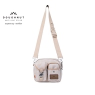 DOUGHNUT BAG : Binocular Happy Camper Series : IVORY (กระเป๋าโดนัท สะพายข้าง น้ำหนักเบา สามารถกันน้ำ