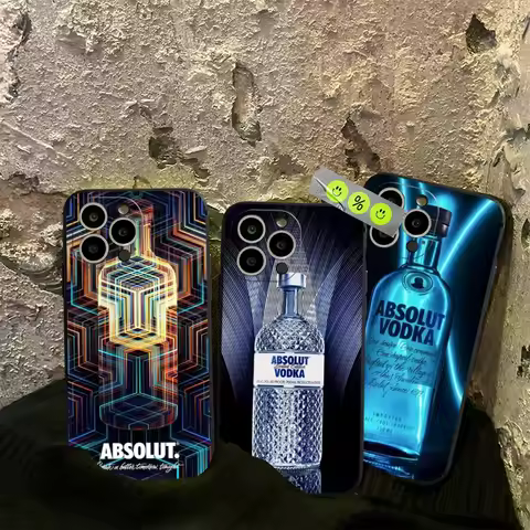 A-ABSOLUT-VODKA Phone Case for iphone 13 11 16 15ProMax 14 12 Pro Xs Max Mini Xr X 7 8 Plus Shell Co