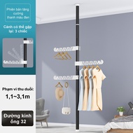 CANVA Giá treo quần áoKệ Treo Quần Ao Kệ Treo Đồ Đa Năng Kệ Giá Không cần đục lỗ có thể thu vào 110-