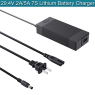 29.4V 2A Battery Charger for 25.2V 25.9V 24V battery, Input 100-240V AC-DC DC 5.5 x 2.1 mm Charge Po