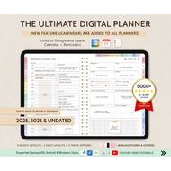 Digital Planner, GoodNotes Planner, iPad Planner, Notability Planner, Daily Weekly Monthly Digital P