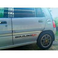 (2pcs) STICKER PERODUA KANCIL BELALANG KANCIL TURBO 660 850 DAIHATSU MIRA L2 L2S L5 MODERNO L512