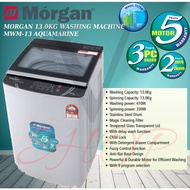 MORGAN 13.0KG TOP LOADING WASHING MACHINE MWM-13 AQUAMARINE
