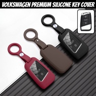 Volkswagen VW Tiguan Allspace Golf Arteon Passat Jetta Premium Silicone Car Key Cover Key Remote Cov
