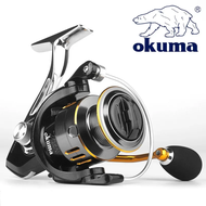 Jqaw】ใหม่ Okuma (Baoxiong) เรือประมงโลหะทั้งหมด10กก. รอกหมุนไร้เฟืองเบ็ดตกปลาทะเลล้อหล่อระยะไกล1000-