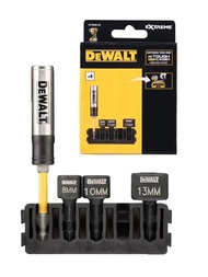 DEWALT DT70826 Stubby Nut Driver Torsion Bit Holder Extension Rod 6.35mm 1/4“ Sleeve 8MM 10MM 13MM P