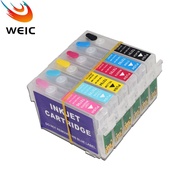 WEIC T0816 T0811ตลับหมึกรีฟิล R290สำหรับ Epson Stylus Photo R390 RX590 R270 RX690 RX610 RX615เครื่อง